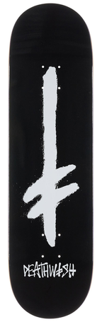 Planche de skateboard Deathwish Gang Spray Black White 8,5"