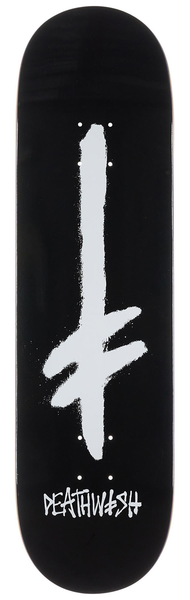Planche de skateboard Deathwish Gang Spray Black White 8,5"