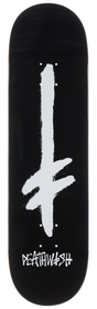 Planche de skateboard Deathwish Gang Spray Black White 8,5"