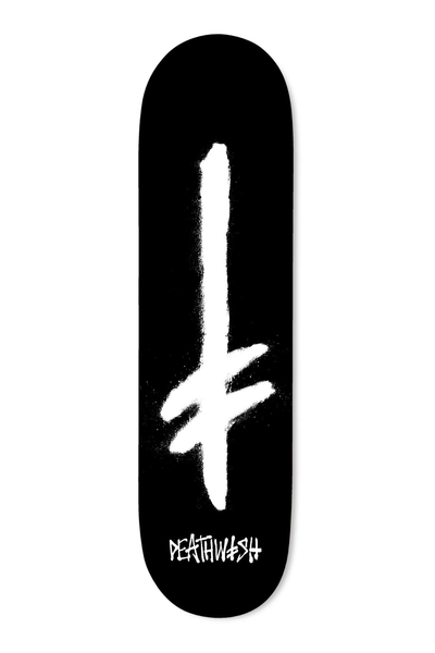 Planche de skateboard Deathwish Gang Spray Black White 8,25"