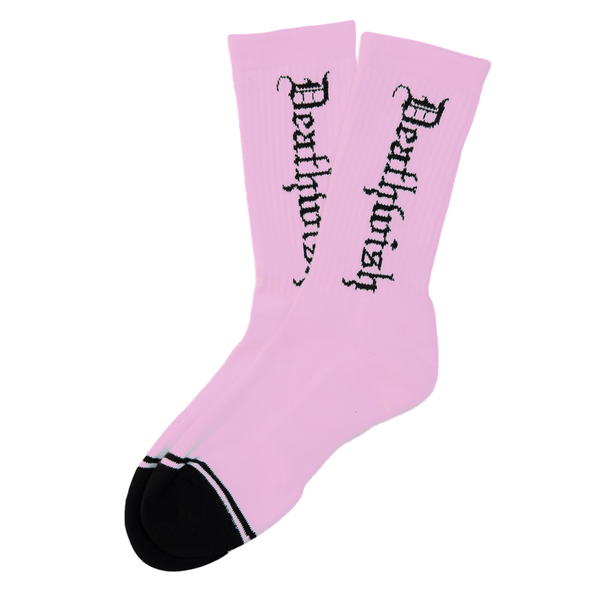 Deathwish Socks Death Sock Pink