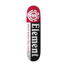 Planche de skateboard Element Section Black / White / Red 8,25"