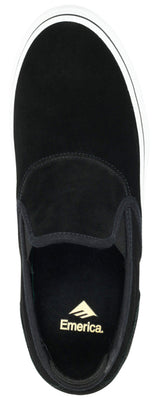 Emerica Wino G6 Slip On Youth Black White Gold
