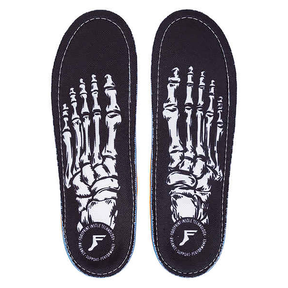 Footprint Insole Kingfoam Orthotics Skeleton Black