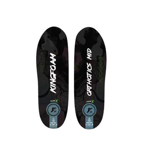 Footprint Insole Kingfoam Orthotic Fluidx Black Camo White