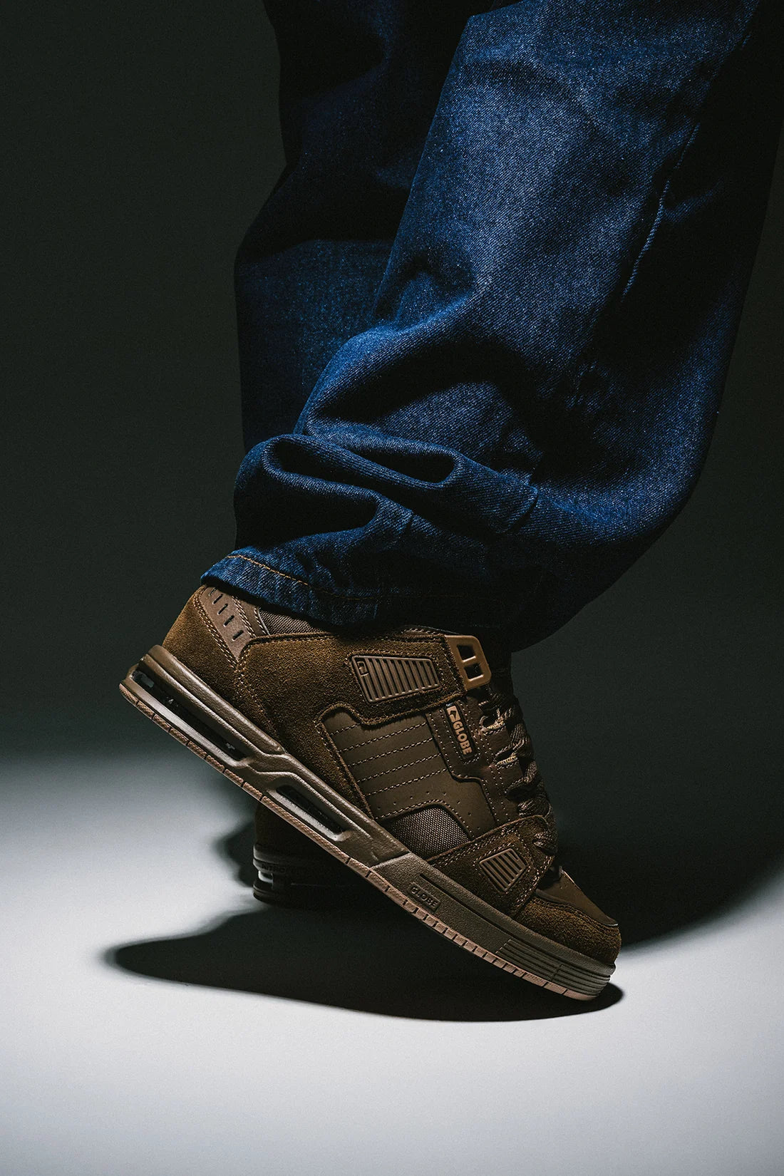 Chaussure de skate Globe Sabre Brown Contrast