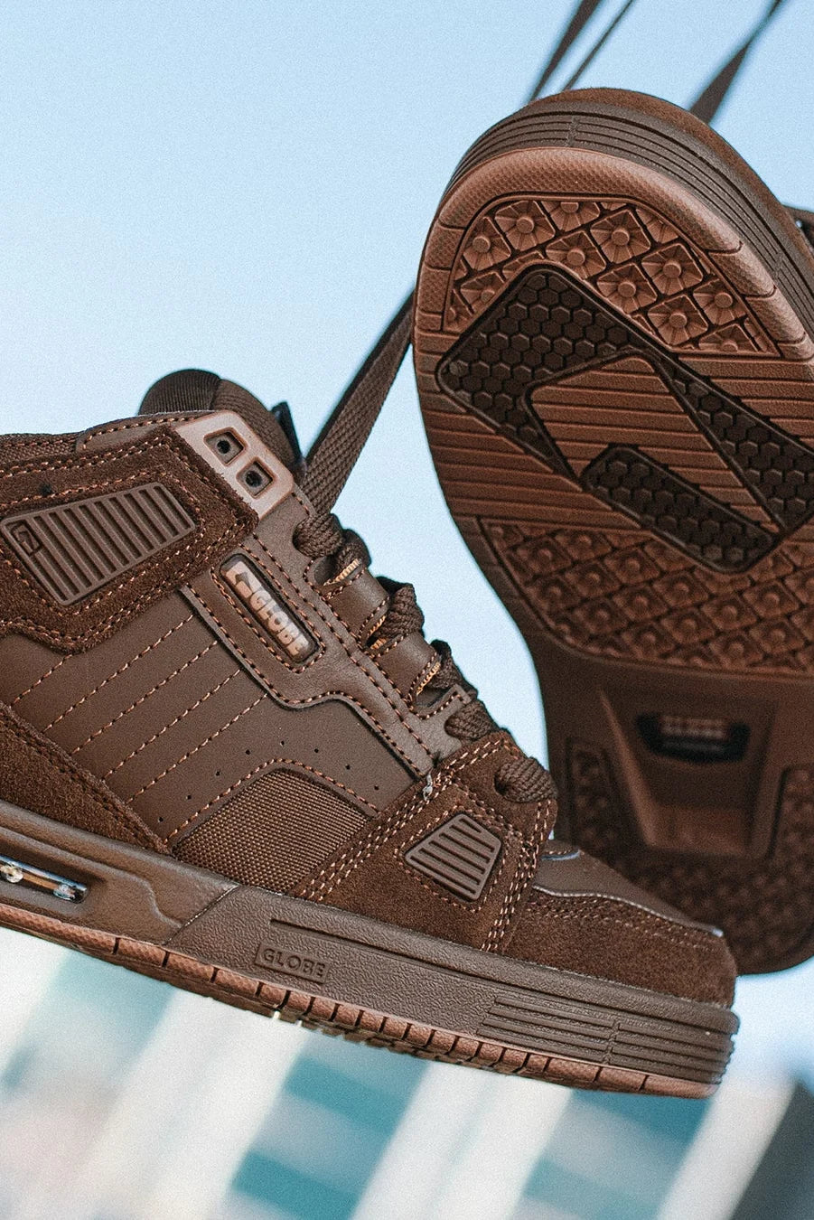 Chaussure de skate Globe Sabre Brown Contrast