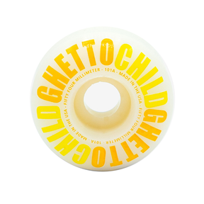 Ghetto Child Wheels (Jeu De 4) 54Mm Classic Logo Yellow 101A