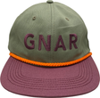 Gnarhunters Cap Gnar Green Purple Snapback