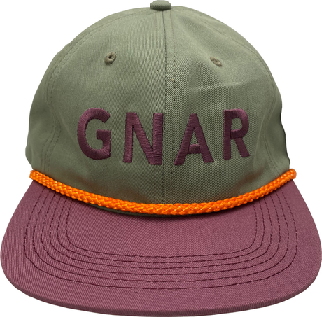 Gnarhunters Cap Gnar Green Purple Snapback
