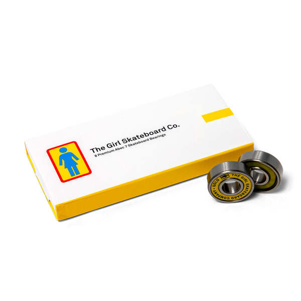 Girl Roulements (Jeu De 8) Abec 7 Yellow