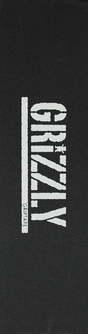 Grizzly Grip Plaque Stamp Print White