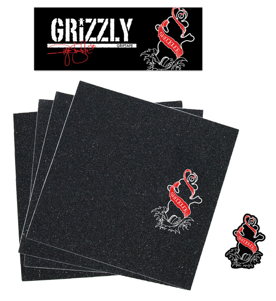 Grizzly Grip Plaque Pro Sheckler Inked Red