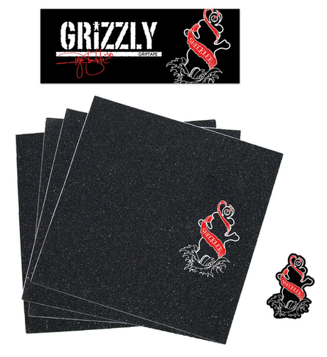Grizzly Grip Plaque Pro Sheckler Inked Red