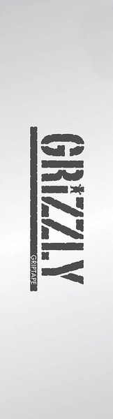 Grizzly Grip Plaque Stamp Print Clear