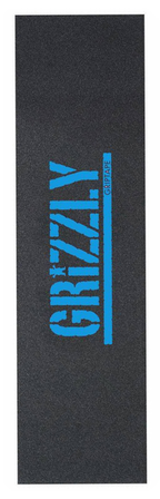 Grizzly Grip Plaque Stamp Print Blue