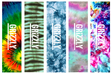 Grizzly Grip Plaque Stamp Tie Dye Ii Assorted