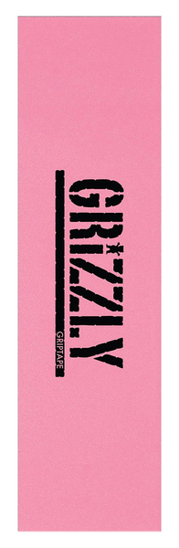 Grizzly Grip Plaque Stamp Pink Black