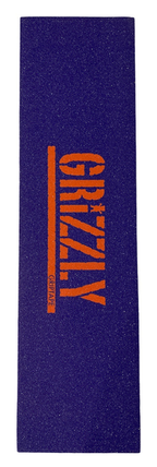 Grizzly Grip Plaque Stamp Purple Orange