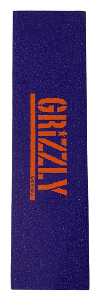 Grizzly Grip Plaque Stamp Purple Orange