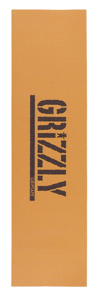 Grizzly Grip Plaque Stamp Orange Black