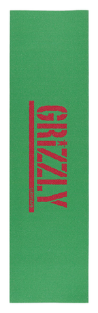 Grizzly Grip Plaque Stamp Green Red