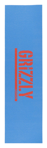 Grizzly Grip Plaque Stamp Blue Orange