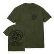 Gx1000 T-Shirt Face Plant Military Green