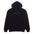 Gx1000 Sweat Og Logo Hood Black Burgundy
