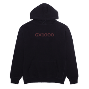 Gx1000 Sweat Og Logo Hood Black Burgundy