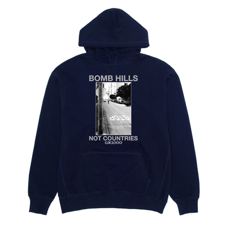 Gx1000 Sweat Bomb Hills Not Countries Hood Navy Grey Font