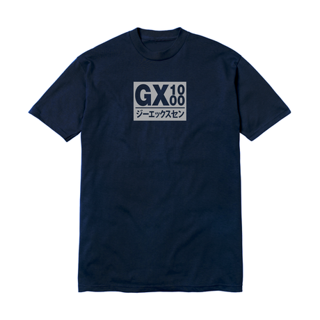 Gx1000 T-Shirt Japan Navy Silver Font