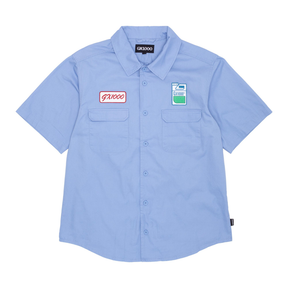 Gx1000 Chemise Fertilizer Ss Button Down Light Blue