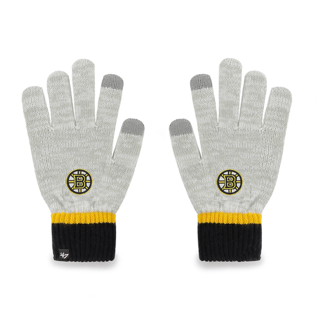 Gants 47 Brand NHL Boston Bruins Deep Zone Grey