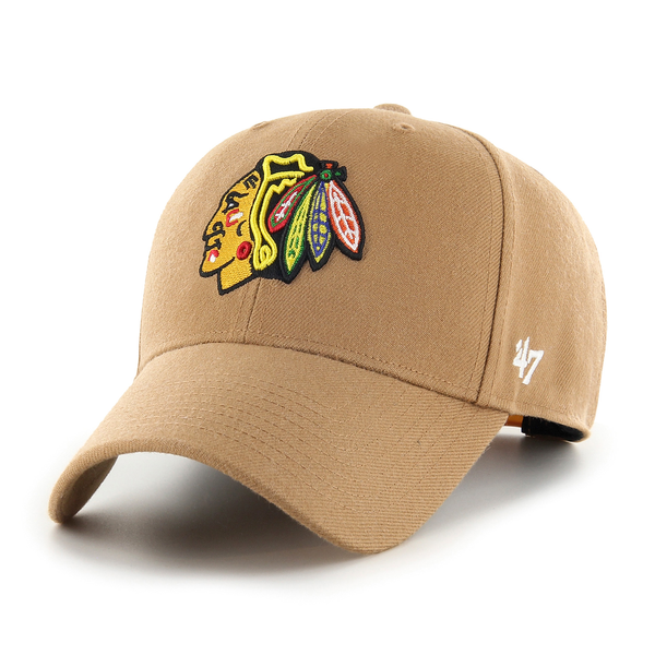 Casquette snapback 47 Brand NHL Chicago Blackhawks MVP Camel