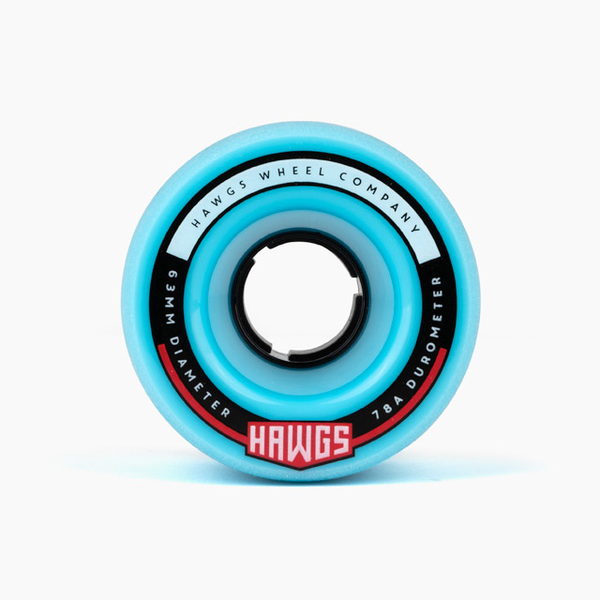 Hawgs Wheels (Jeu De 4) 60Mm Chubby 78A Blue