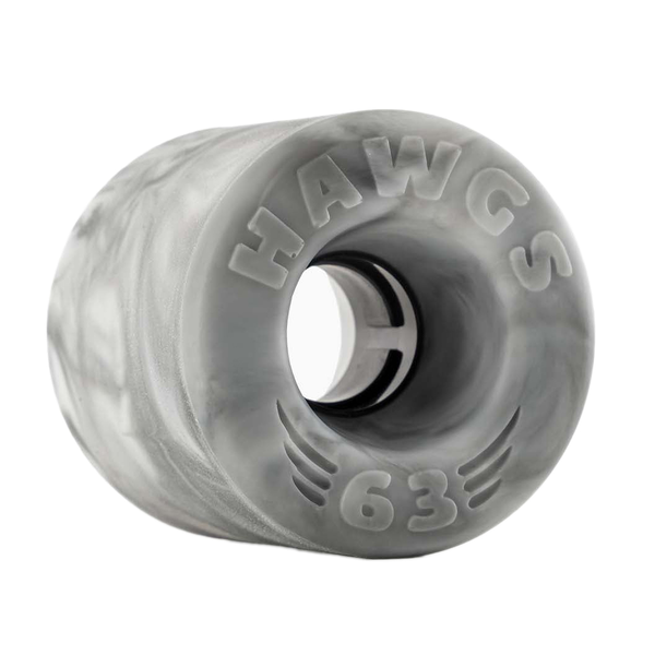 Hawgs Wheels (Jeu De 4) 63Mm Doozies Grey White Swirl 78A