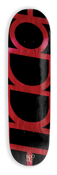 Planche de skateboard Hoddle Logo Black Red 8,375"