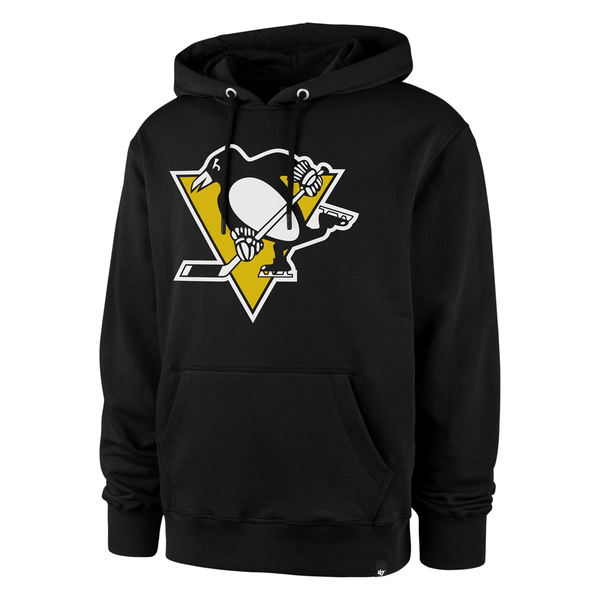 Sweat à capuche 47 Brand NHL Pullover Pittsburgh Penguins Imprint Helix Jetblack