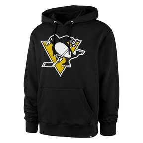 Sweat à capuche 47 Brand NHL Pullover Pittsburgh Penguins Imprint Helix Jetblack