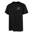 Tee-shirt 47 Brand NHL San Jose Sharks Backer Echo Jet Black