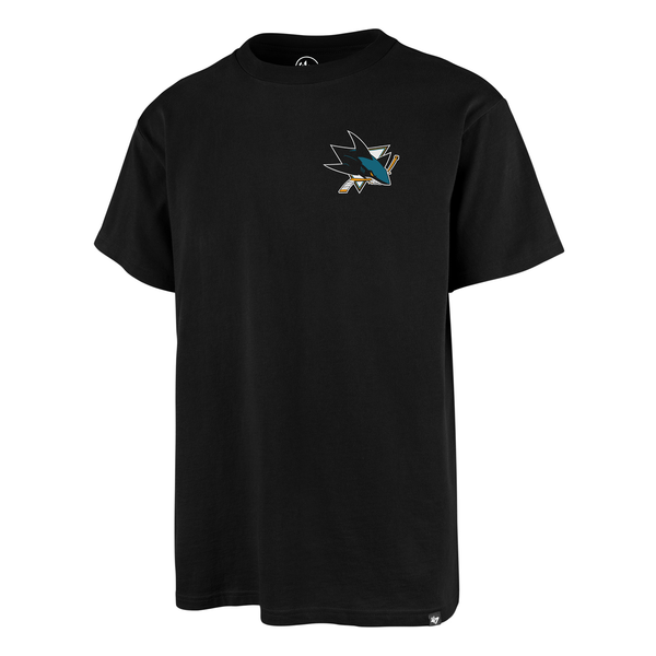 Tee-shirt 47 Brand NHL San Jose Sharks Backer Echo Jet Black