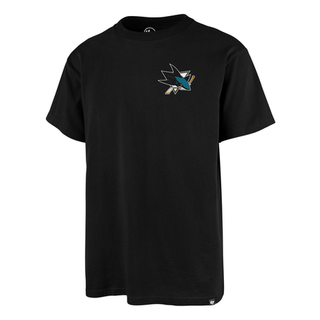 Tee-shirt 47 Brand NHL San Jose Sharks Backer Echo Jet Black