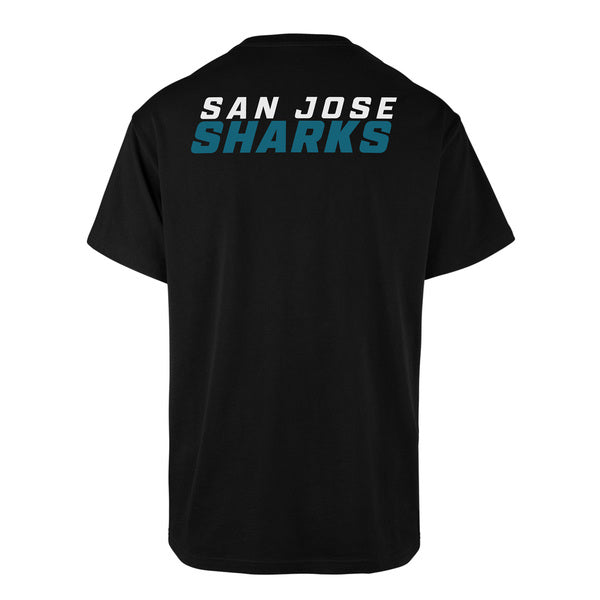 Tee-shirt 47 Brand NHL San Jose Sharks Backer Echo Jet Black