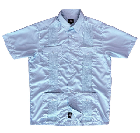 Hard Luck Chemise Hl Guayabera Up Light Blue
