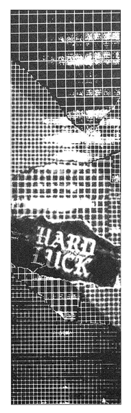 Hard Luck Grip Plaque Gridlock Clear Black