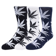 Chaussettes Huf Essentials Plantlife 3-PK Black White Navy