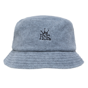 Casquette Huf Crown Polar Fleece Bucket Hat Steel Grey