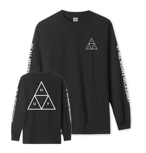 Tee-shirt manches longues Huf Essential TT Black