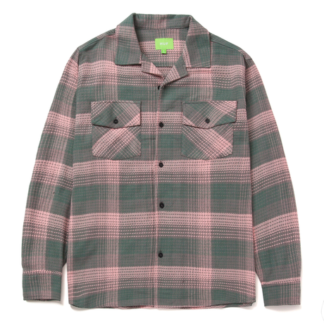 Chemise Huf Smash Flannel Overshirt Pink